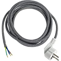 AS Schwabe 87202 - Cable de alimentación para plancha (3 m- IP20 en interiores)- color negro